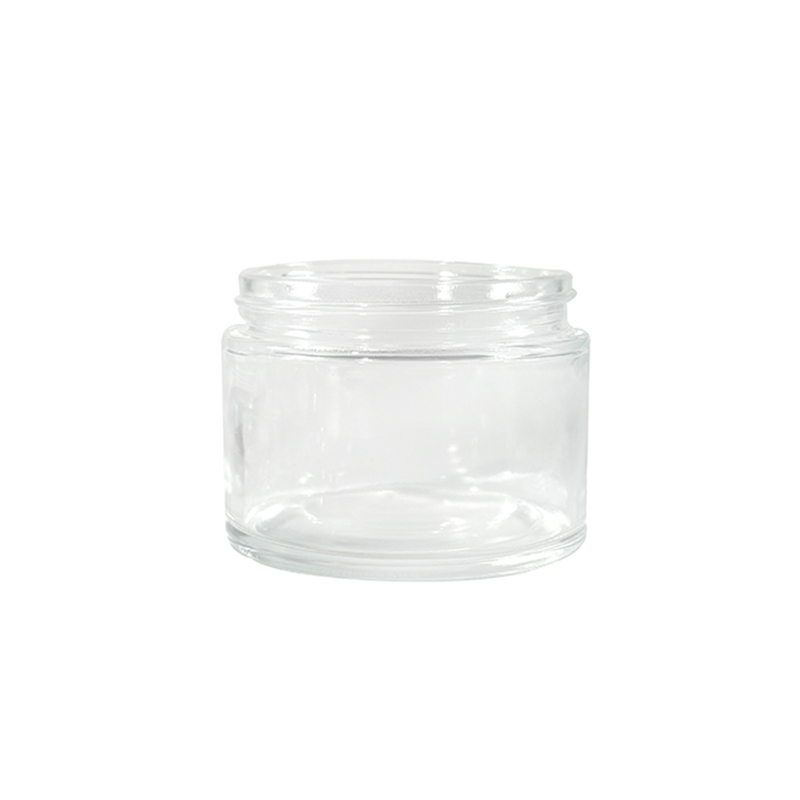 Vasetto di crema trasparente da 50 ml, bottiglia di imballaggio cosmetico premium