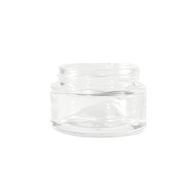Vasetto di crema trasparente da 50 ml, bottiglia di imballaggio cosmetico premium