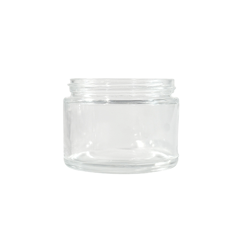 Vasetto di crema trasparente da 50 ml, bottiglia di imballaggio cosmetico premium